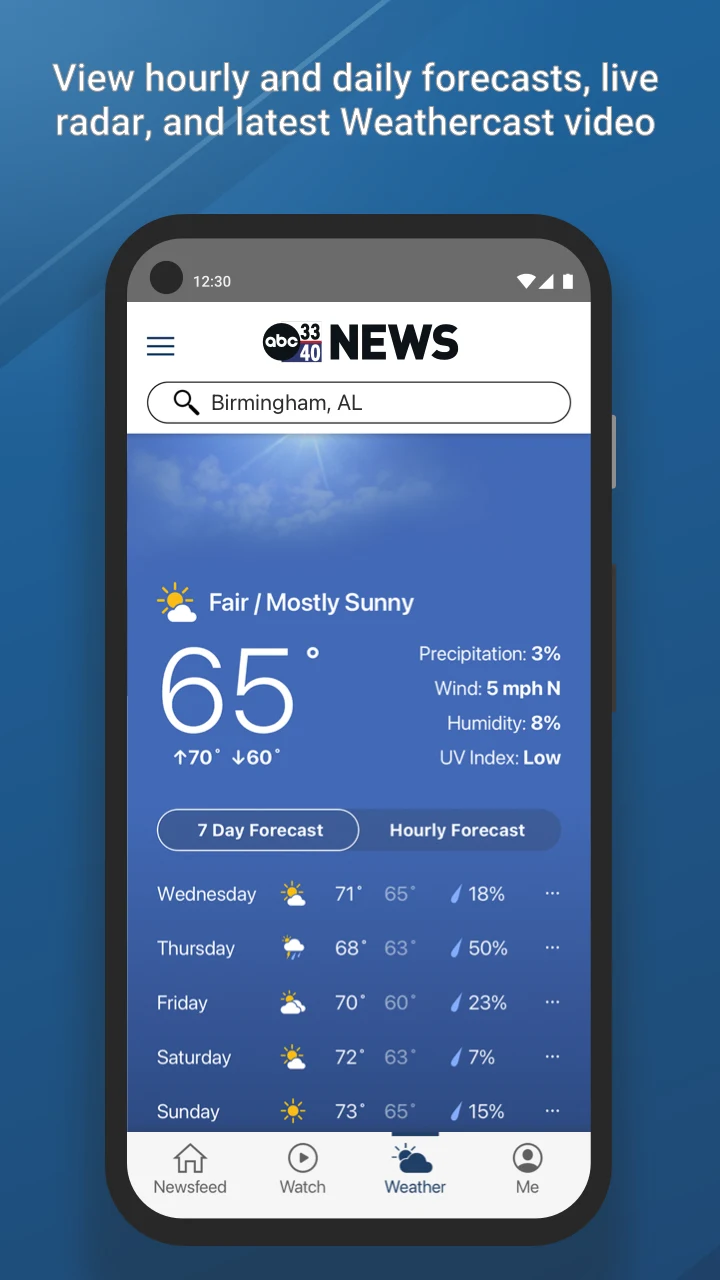 ABC 3340 News screenshot